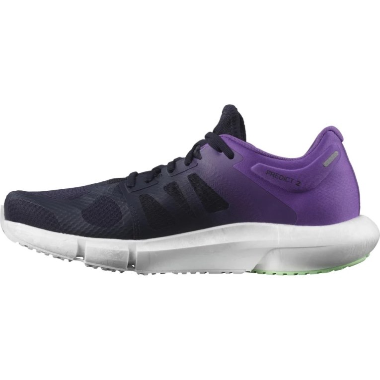 Salomon Predict 2 Men's Running Shoes Navy / Purple | CA 91S72